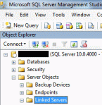 Browsing to create a new Linked Server