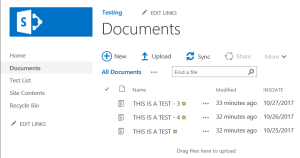 SharePoint Documents List